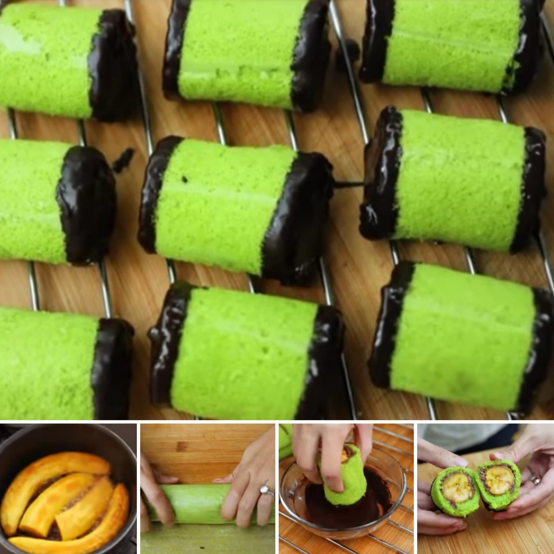 SNACKS FOR RELAX TIME: Banana Roll Cake