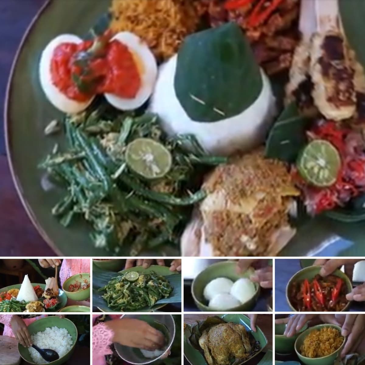 INDONESIAN TRADITIONAL CULINARY: Nasi Campur Ayam