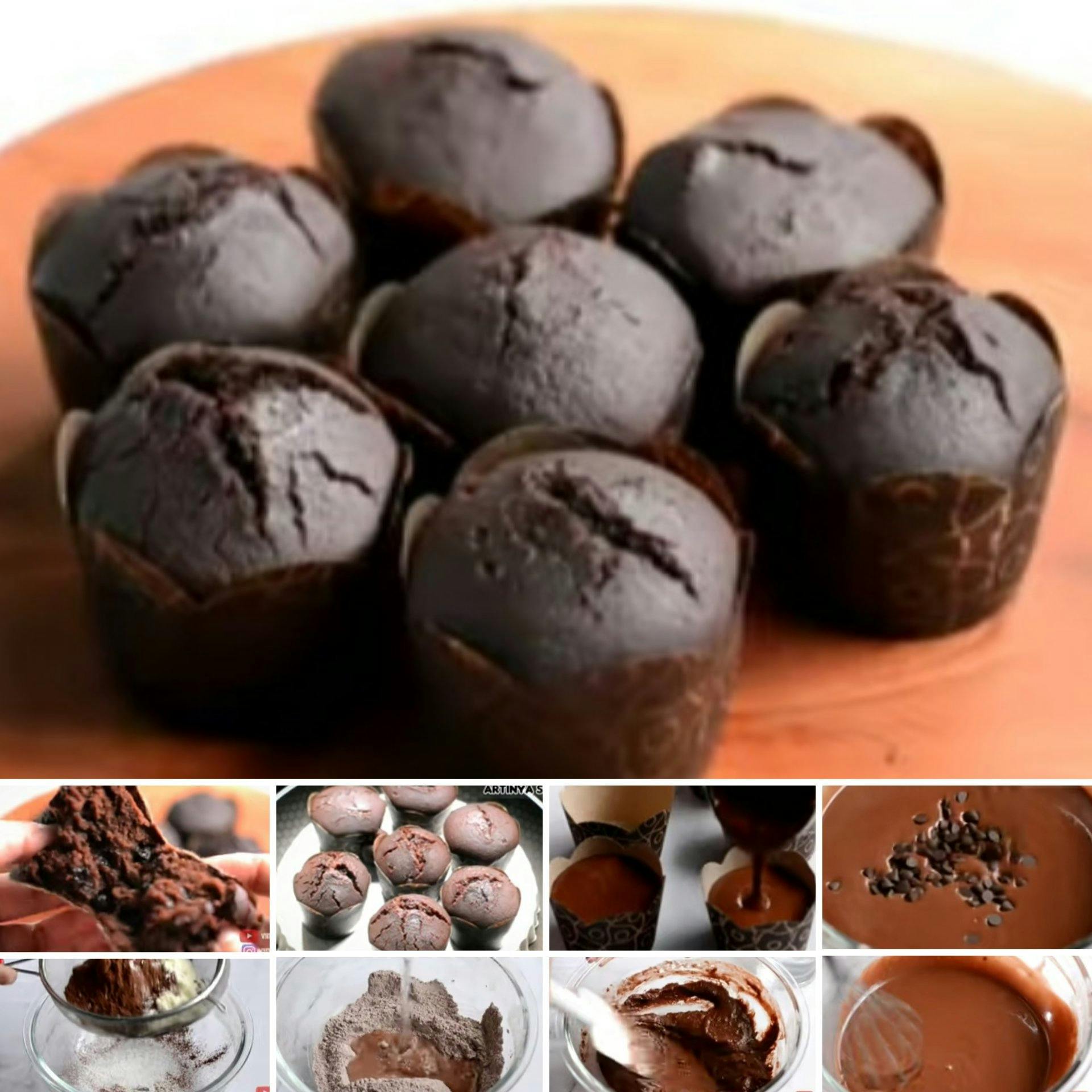 IT'S TEA TIME: Eggless Chocolate Muffin