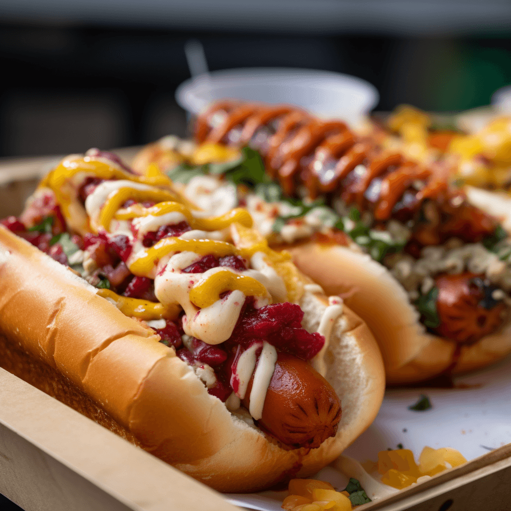 Gourmet Loaded Hot Dog