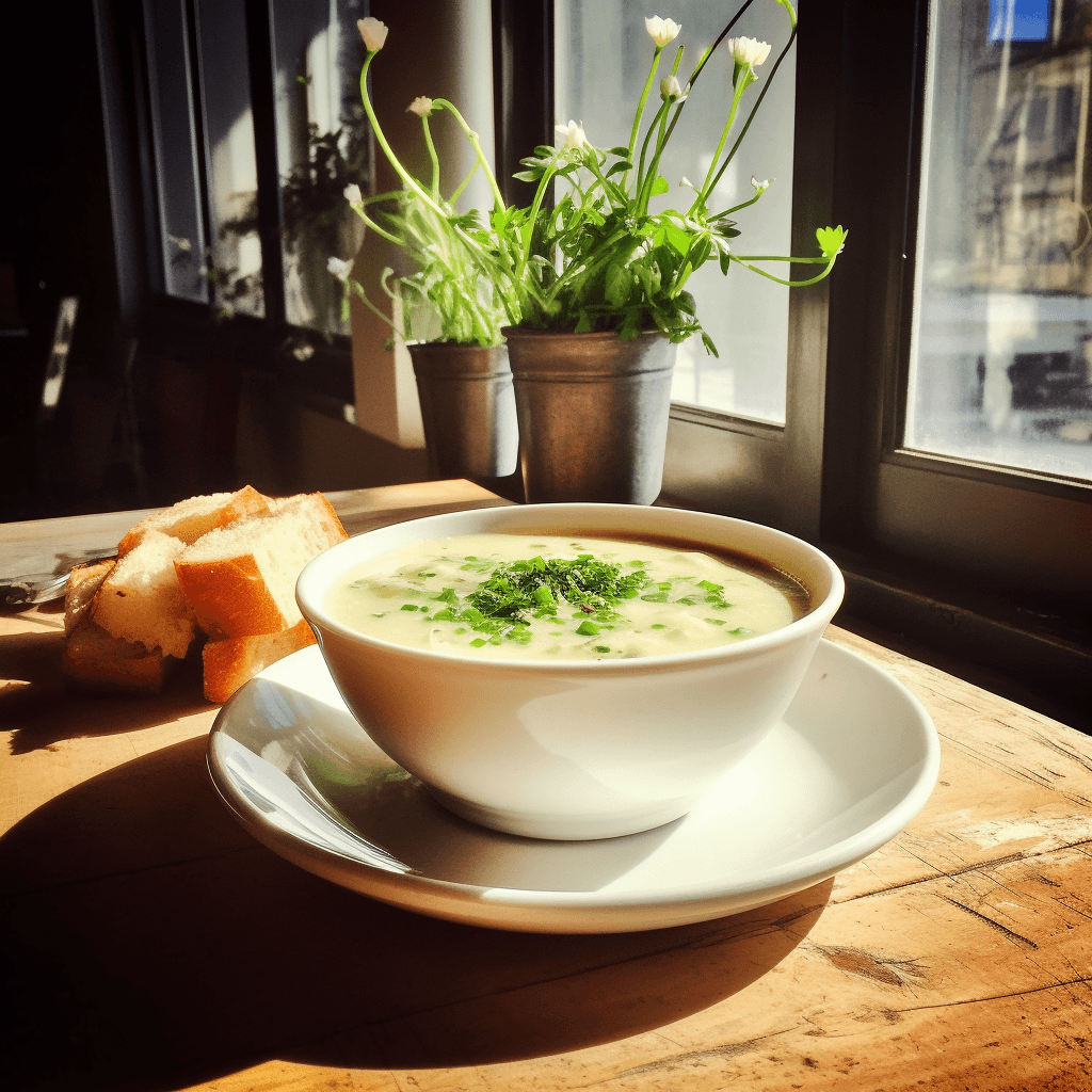 Cock-a-Leekie (Leek and Potato Soup)