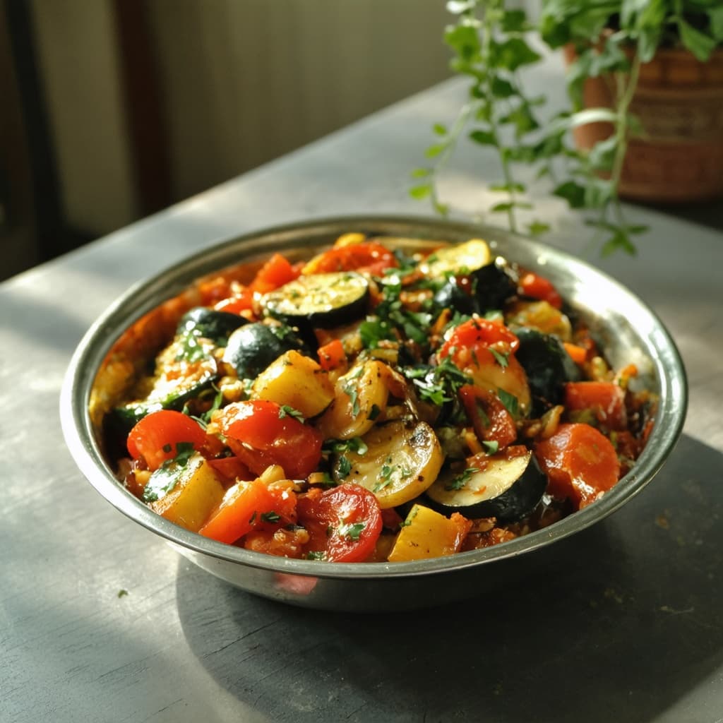 Slow cooker ratatouille