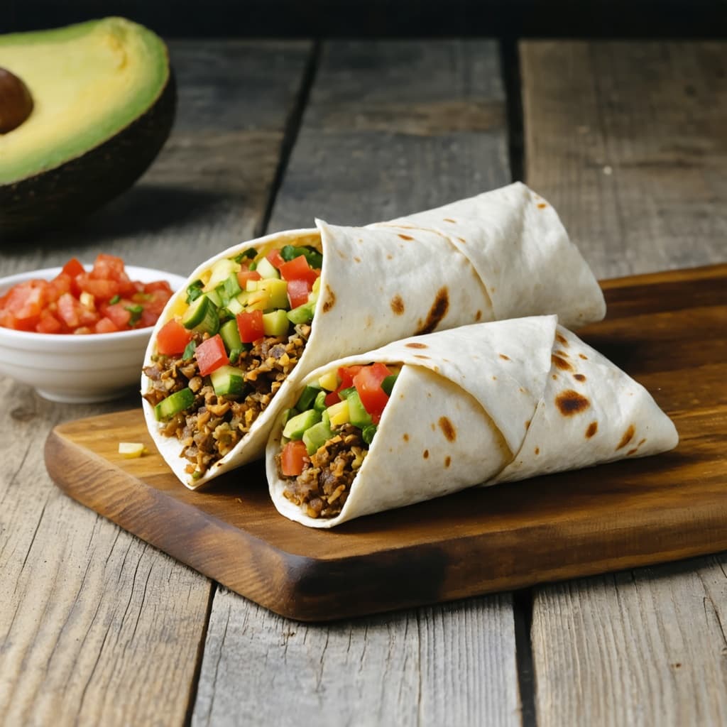 Veggie burritos