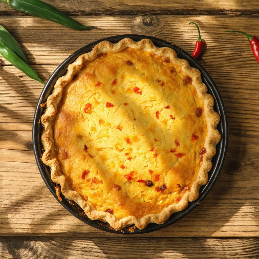 Chilli cornbread pie