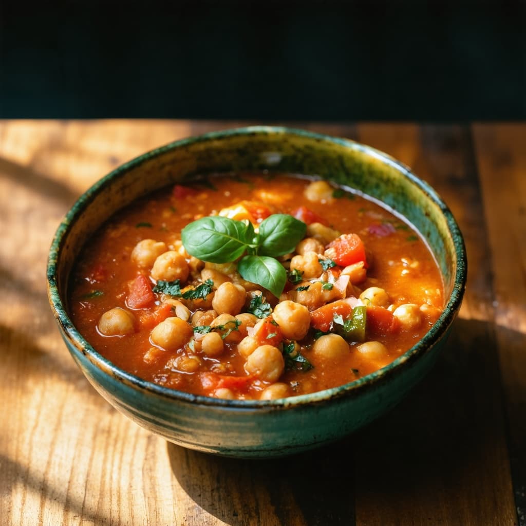 Slow-cooker chickpea stew