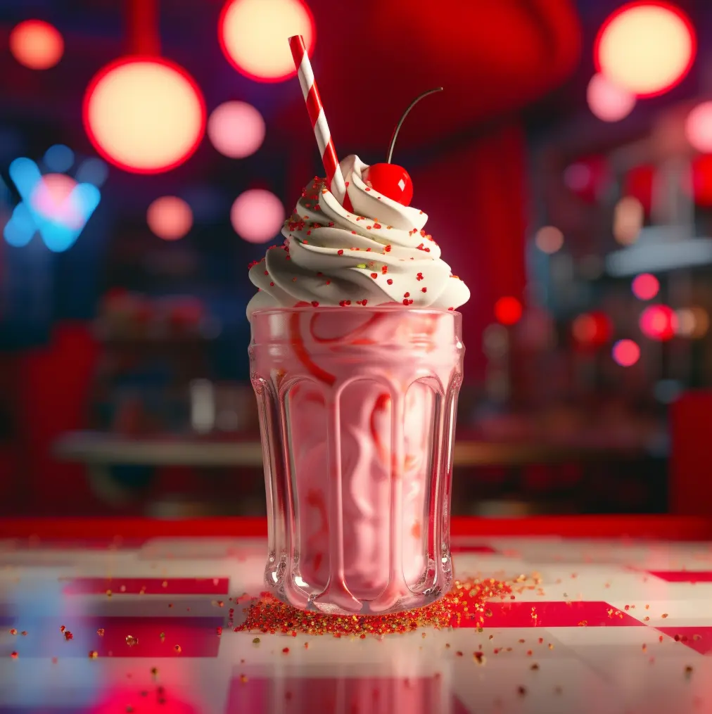 Strawberry Lemonade Milkshake