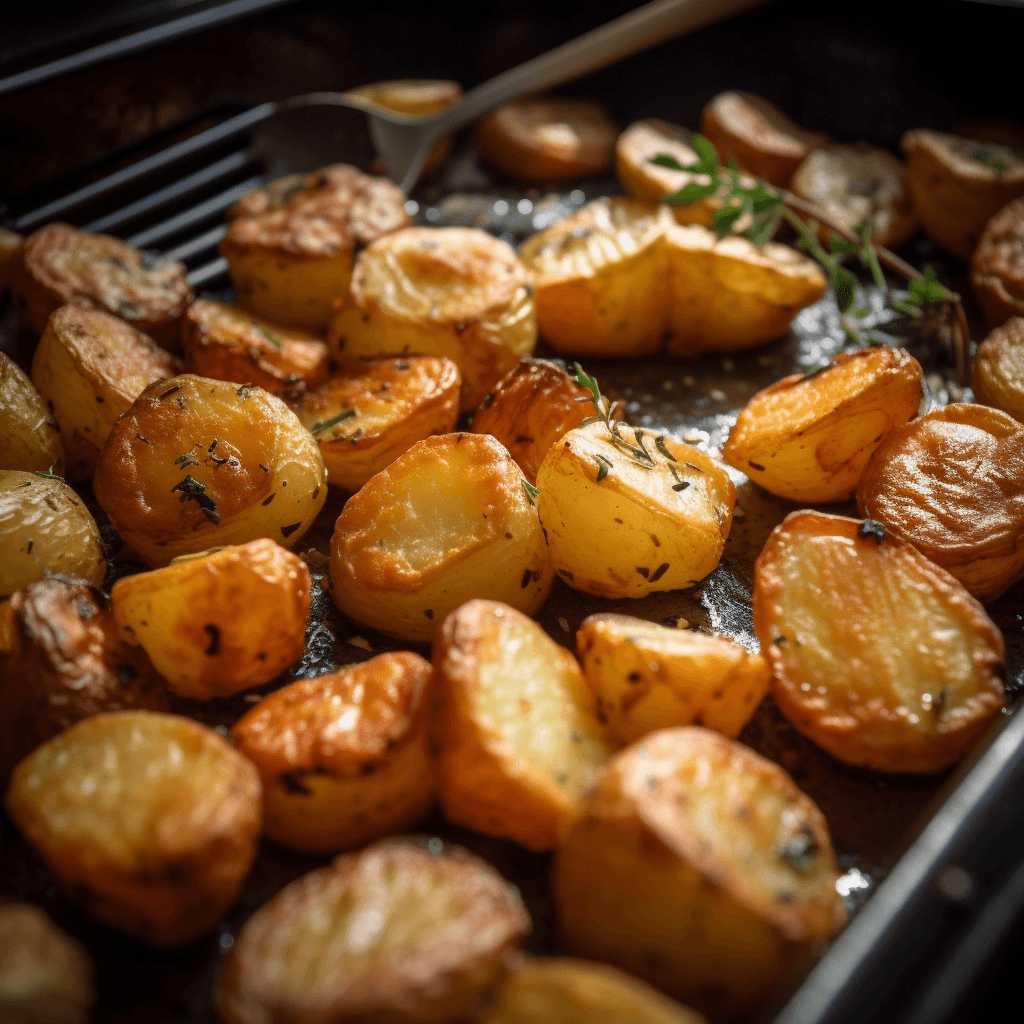 Roast potatoes